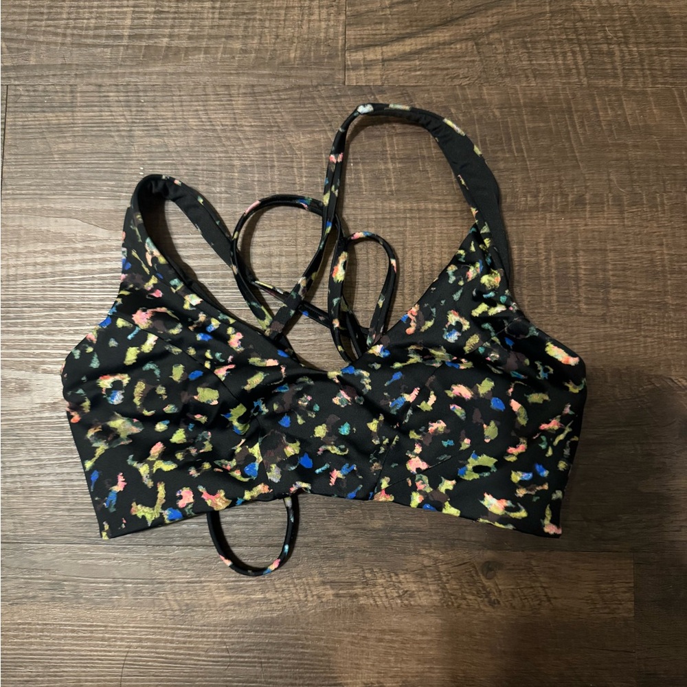 Athleta Leopard Bikini Top - Size XS